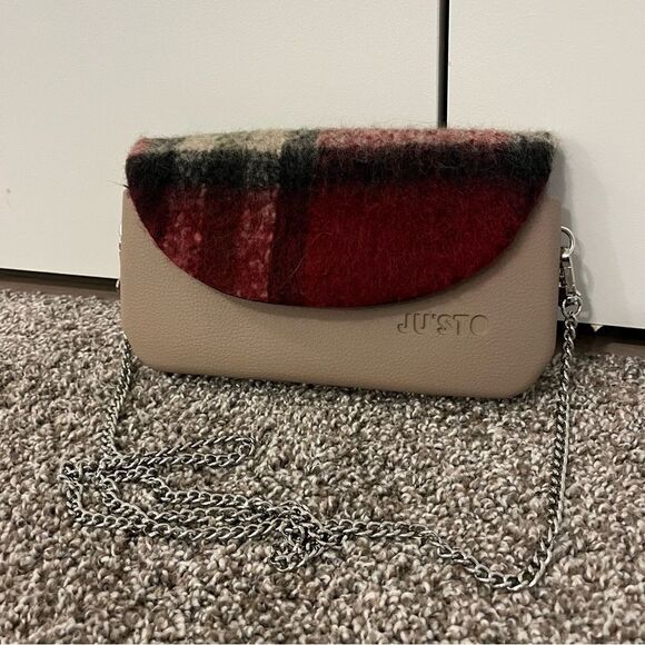 Beige and Plaid Women's Bag - Picture 2 of 11